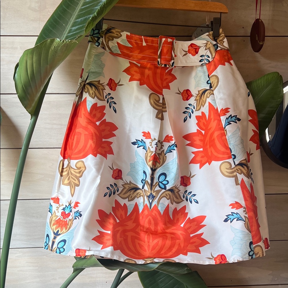 Talbots Petites Silk A-Line Skirt